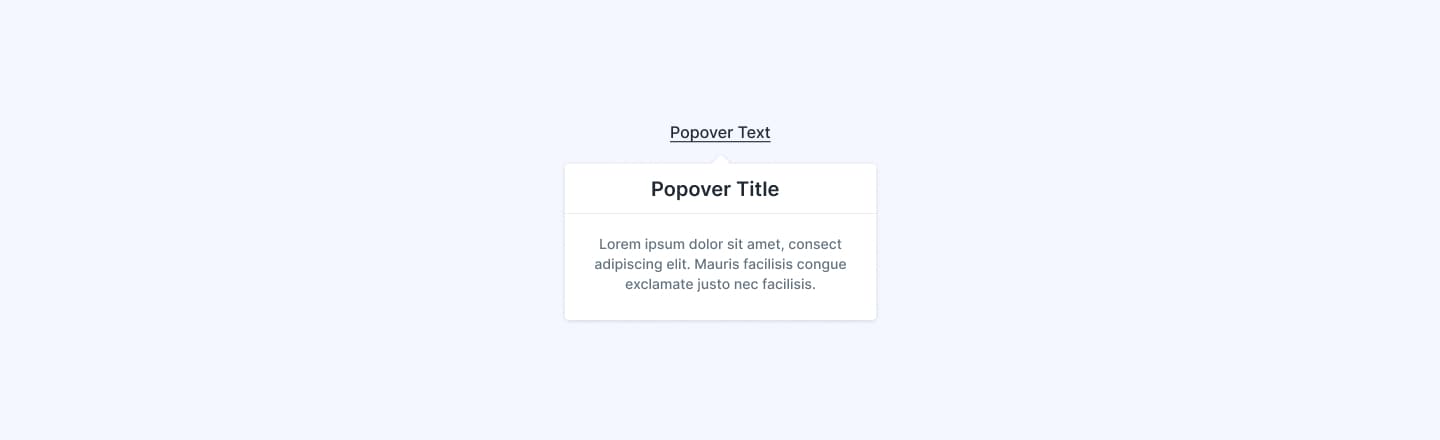 React Text Popover