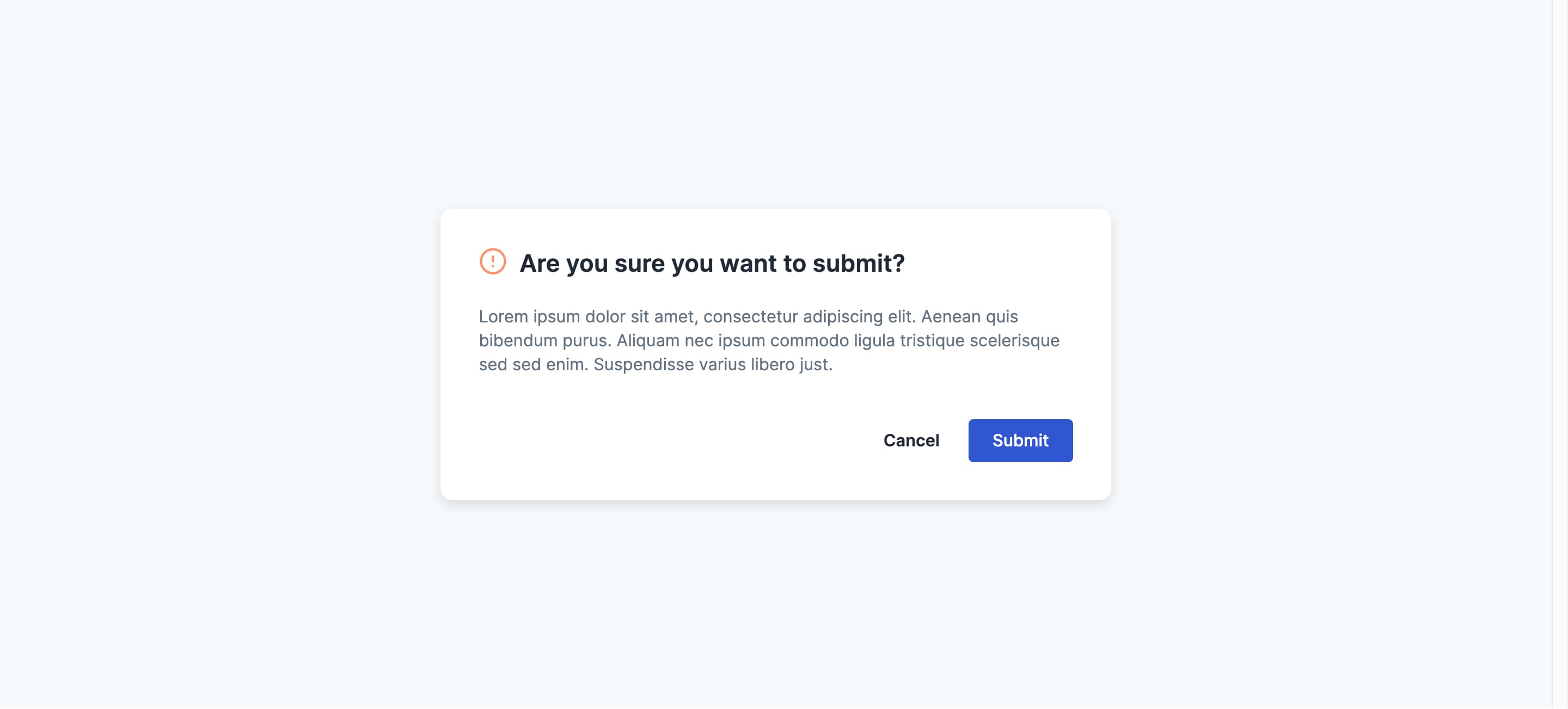 React Confirmation Modal with Action Buttons