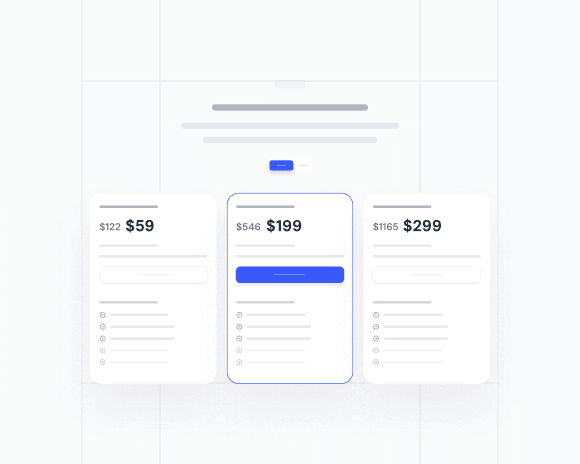 Pricing Tables