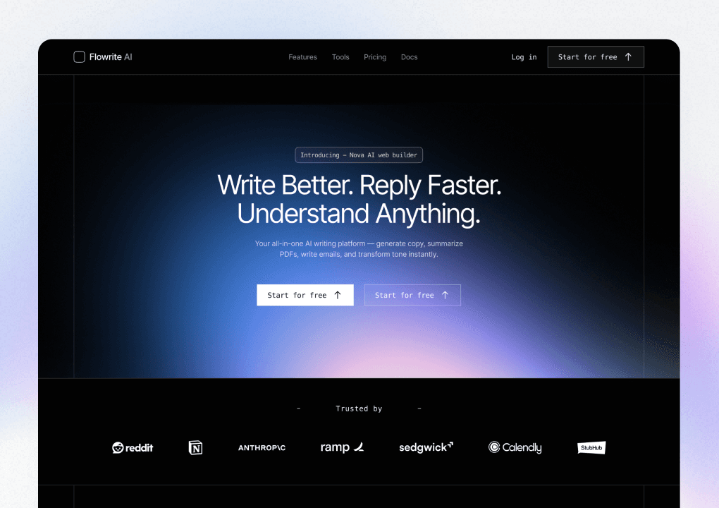 WriteMate AI - React AI Website Template for Multi-LLM Content Platforms