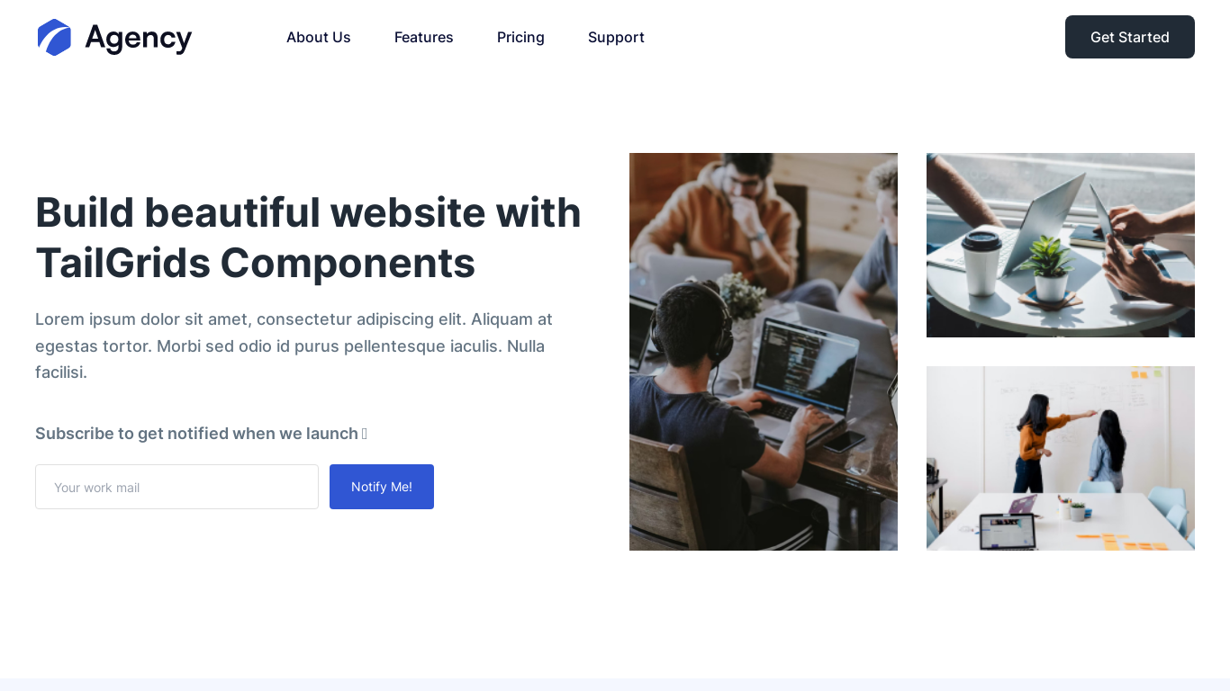Agency - Tailwind CSS Agency Site Template