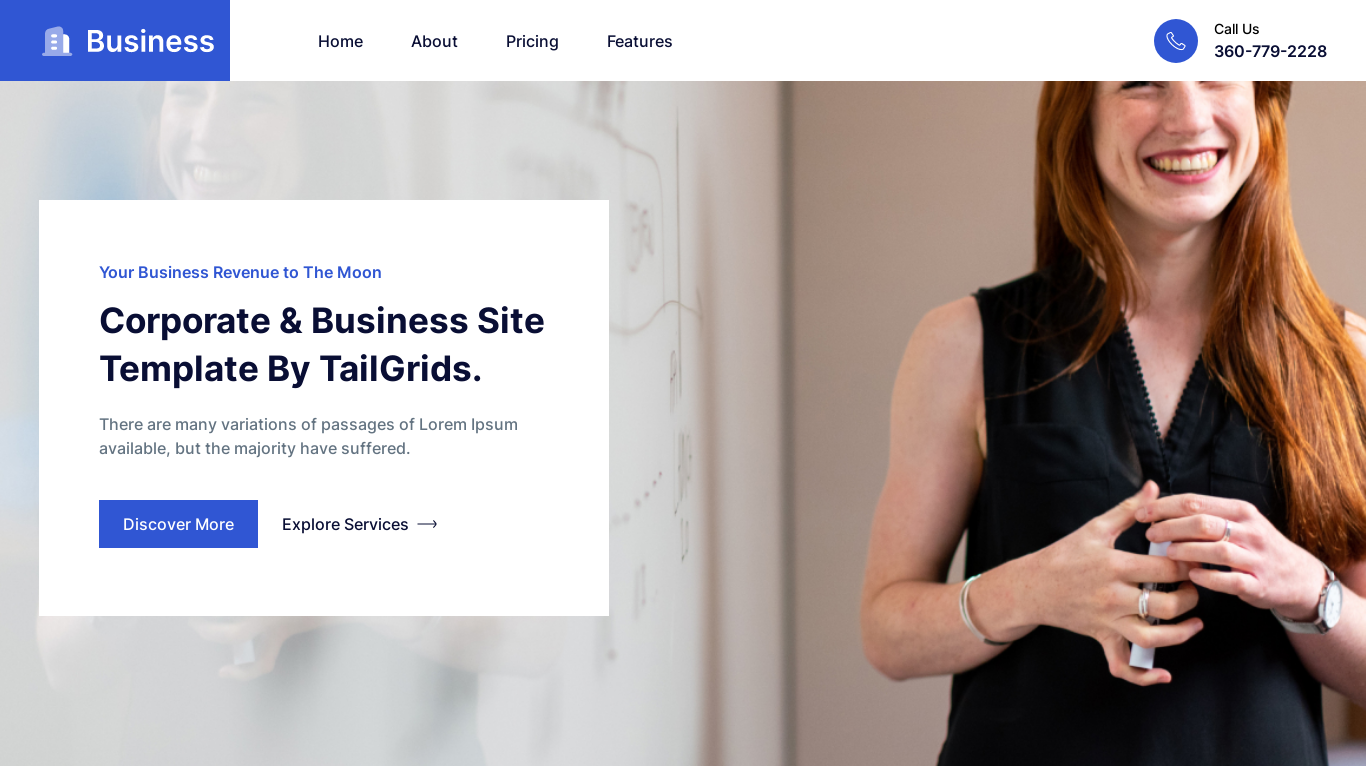 Business - Tailwind CSS Corporate and Business Template